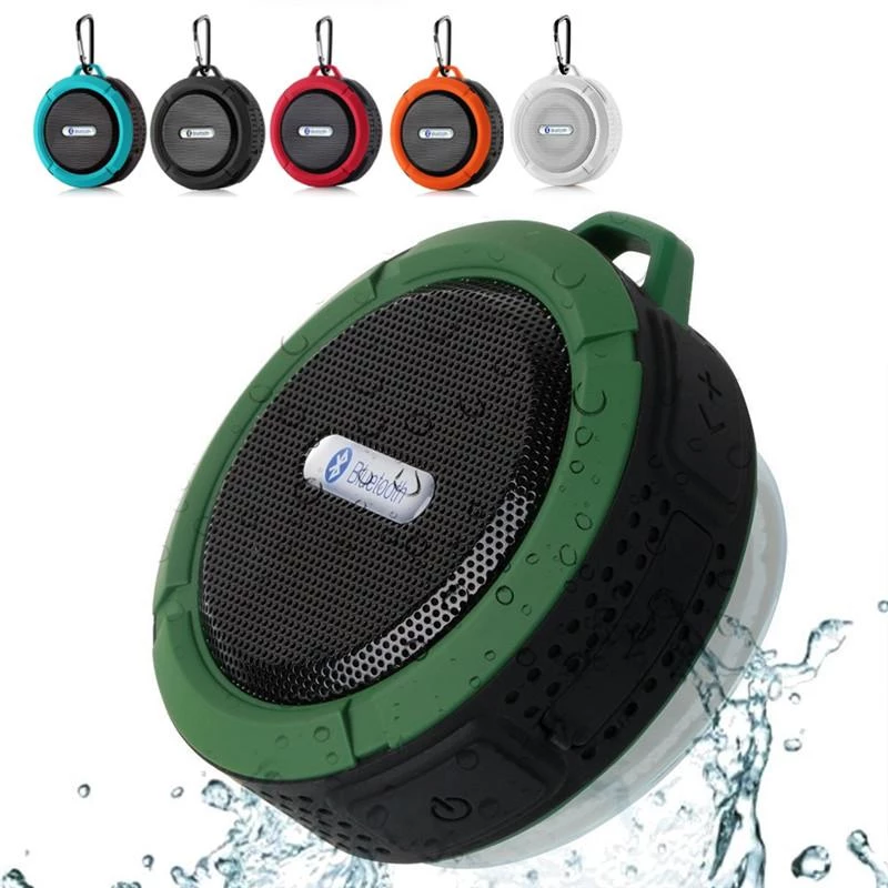 Image of Mini Portable Waterproof Bluetooth Speaker with Suction Cup from Edmene LLC
