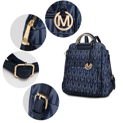 Image of Cora Milan M Signature Trendy Backpack 782300386 from Edmene LLC