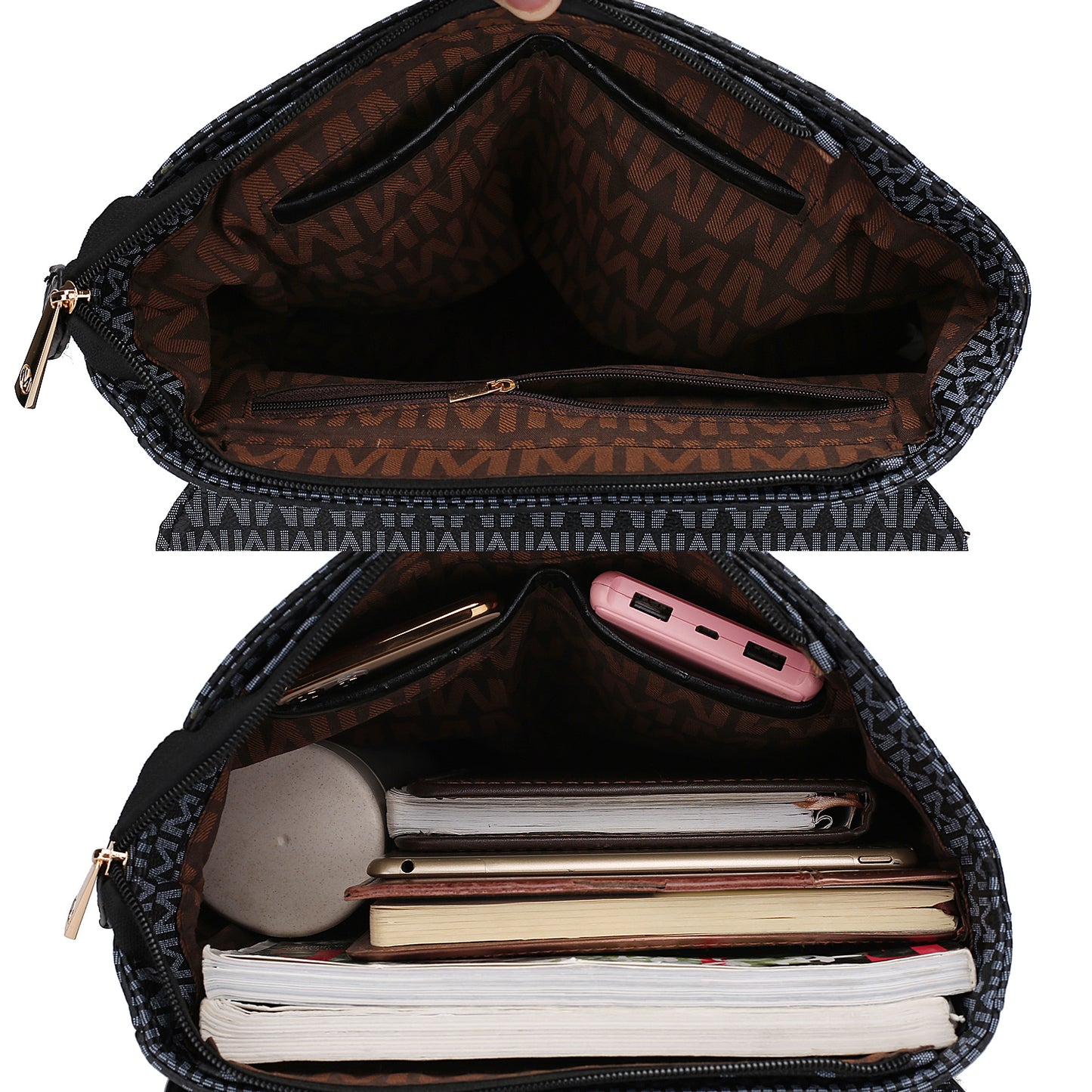 Leidy M Signature/Croco Backpack