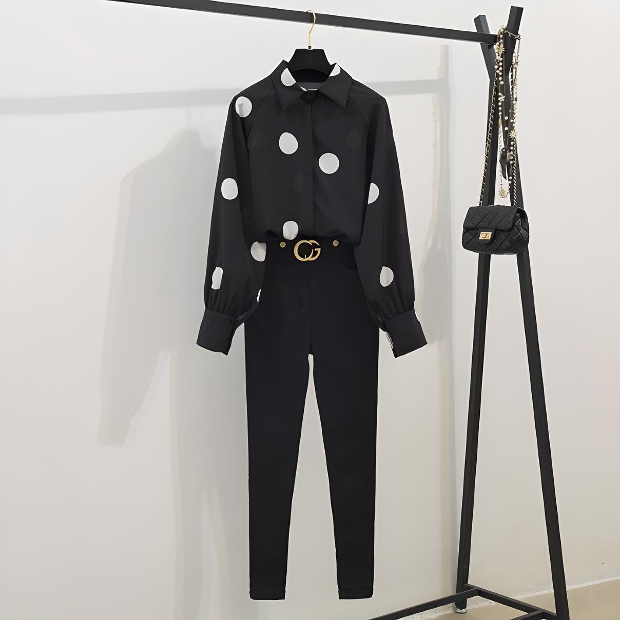 Image of Chiffon Suit Ensemble Haute Edition 25 1351989677 from Edmene LLC