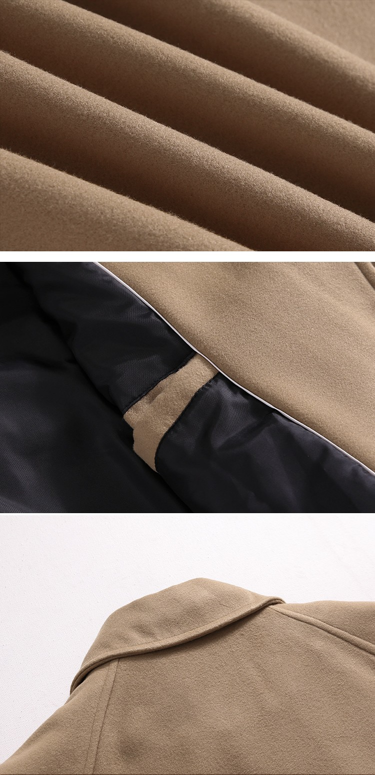 WoolElite™ Men's Long Coat – Autumn & Winter Classic