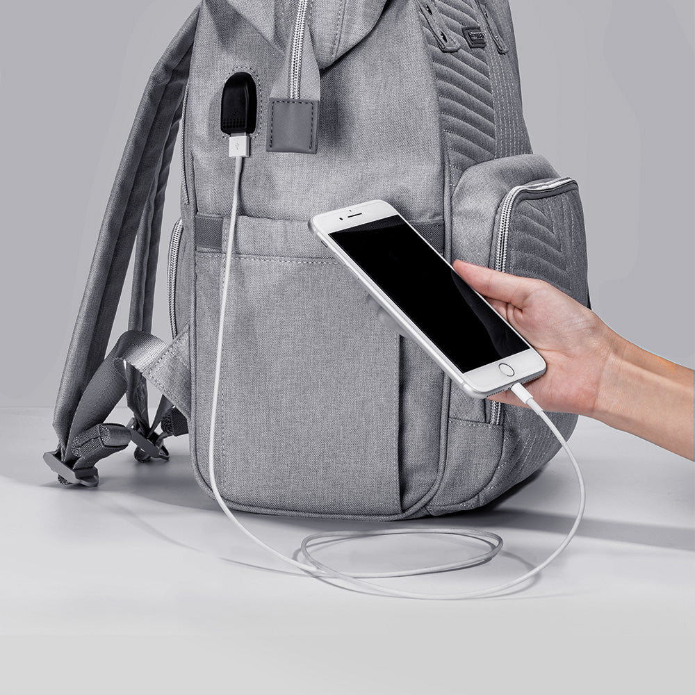 Image of Modern Quilted Diaper Bag Backpack 726827937 from Edmene LLC