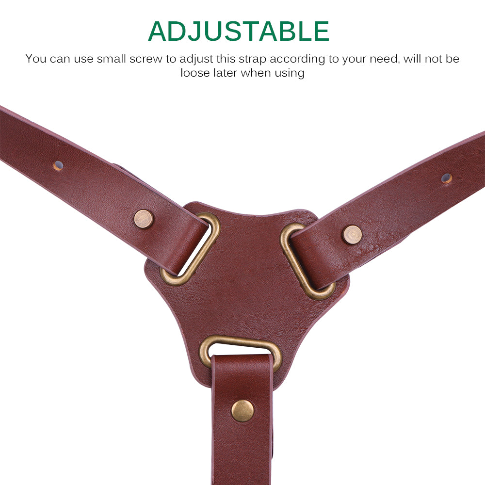 Image of Genuine Leather Camera Shoulder Strap Adjustable 59262134 from Edmene LLC