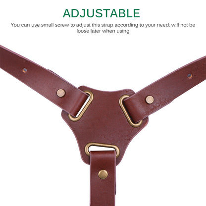 Image of Genuine Leather Camera Shoulder Strap Adjustable 59262134 from Edmene LLC