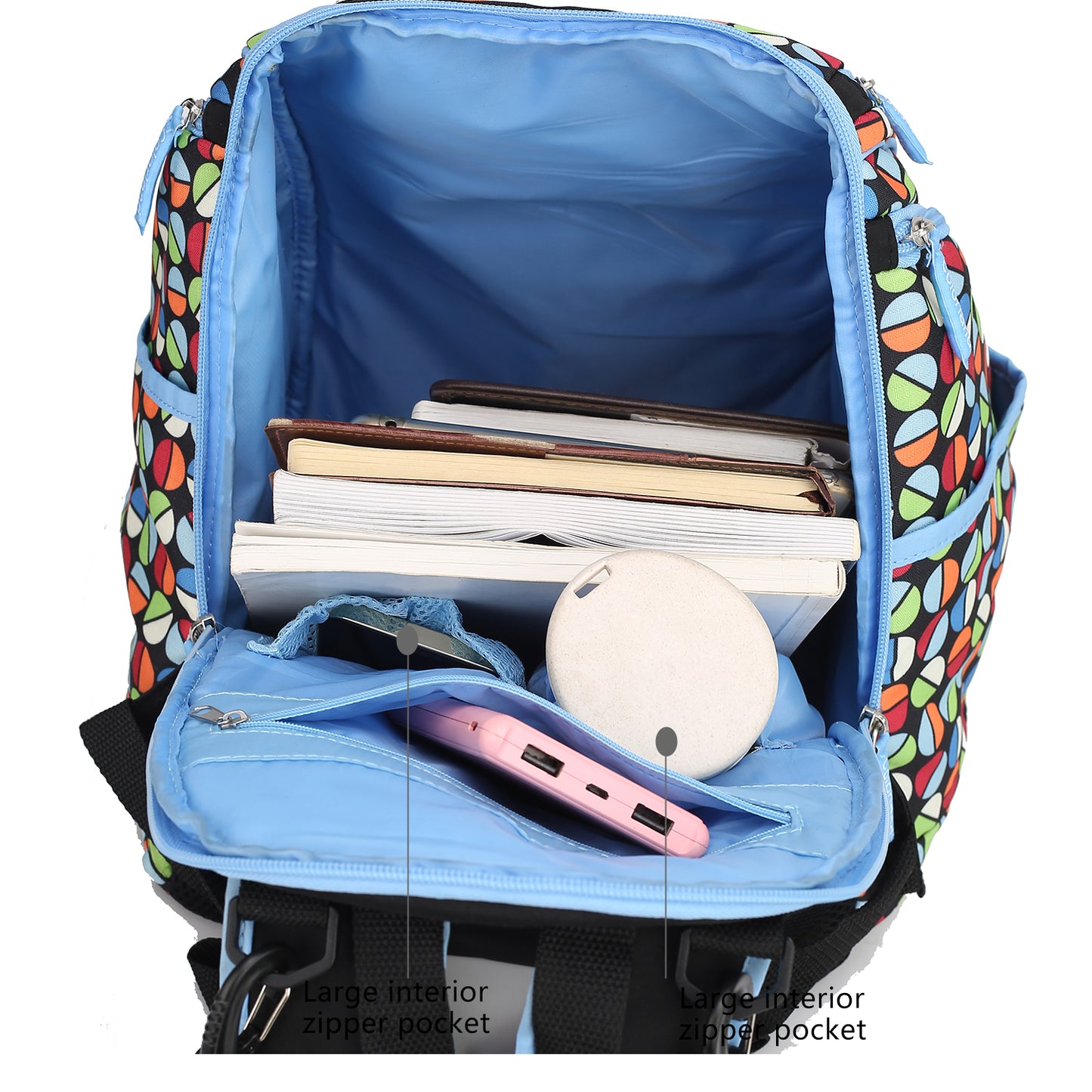 Image of Colorland Large Backpack With Multi Pockets 1126344289 from Edmene LLC