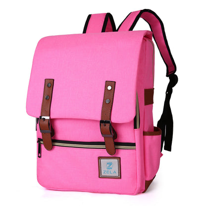 Image of Slim Backpack College School And Business Fits 15 Inch Laptop Hot Pink 734965299 from Edmene LLC