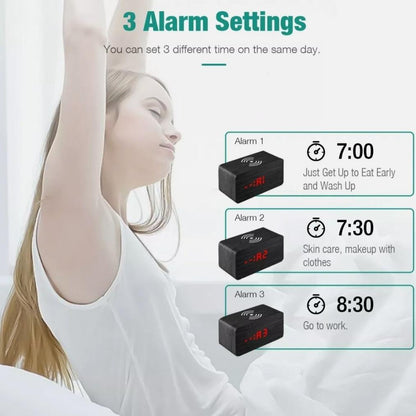 Image of Wooden Digital Alarm Clock With Wireless Phone Charging Pad 1512349312 from Edmene LLC