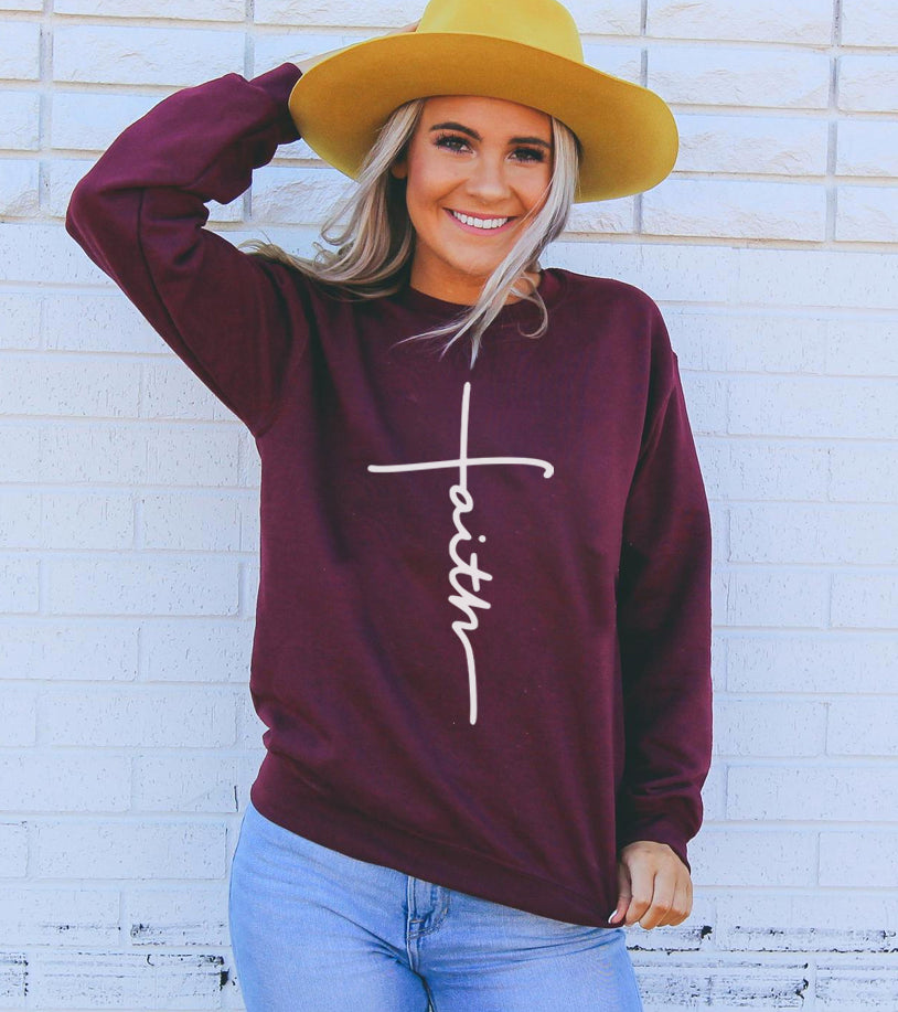Image of Faith Sweatshirt 1416484816 from Edmene LLC