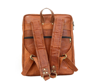 Image of Genuine Leather Backpack High Capacity Travel Bag Rucksack Day Pack 693192748 from Edmene LLC