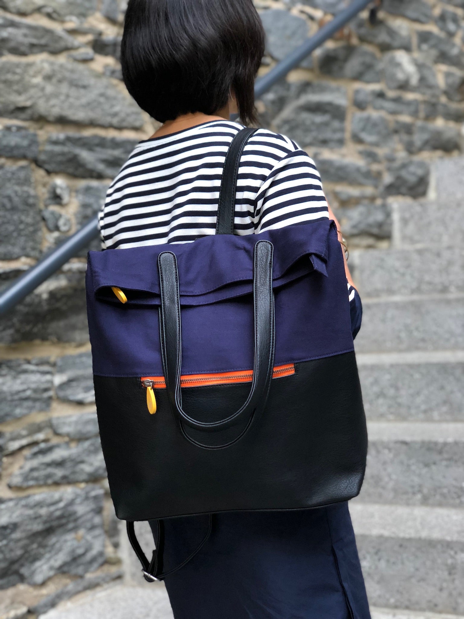 Image of Greenpoint Convertible Backpack With Vegan Leather 1060206782 from Edmene LLC