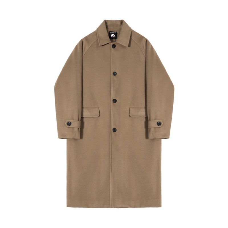 WoolElite™ Men's Long Coat – Autumn & Winter Classic