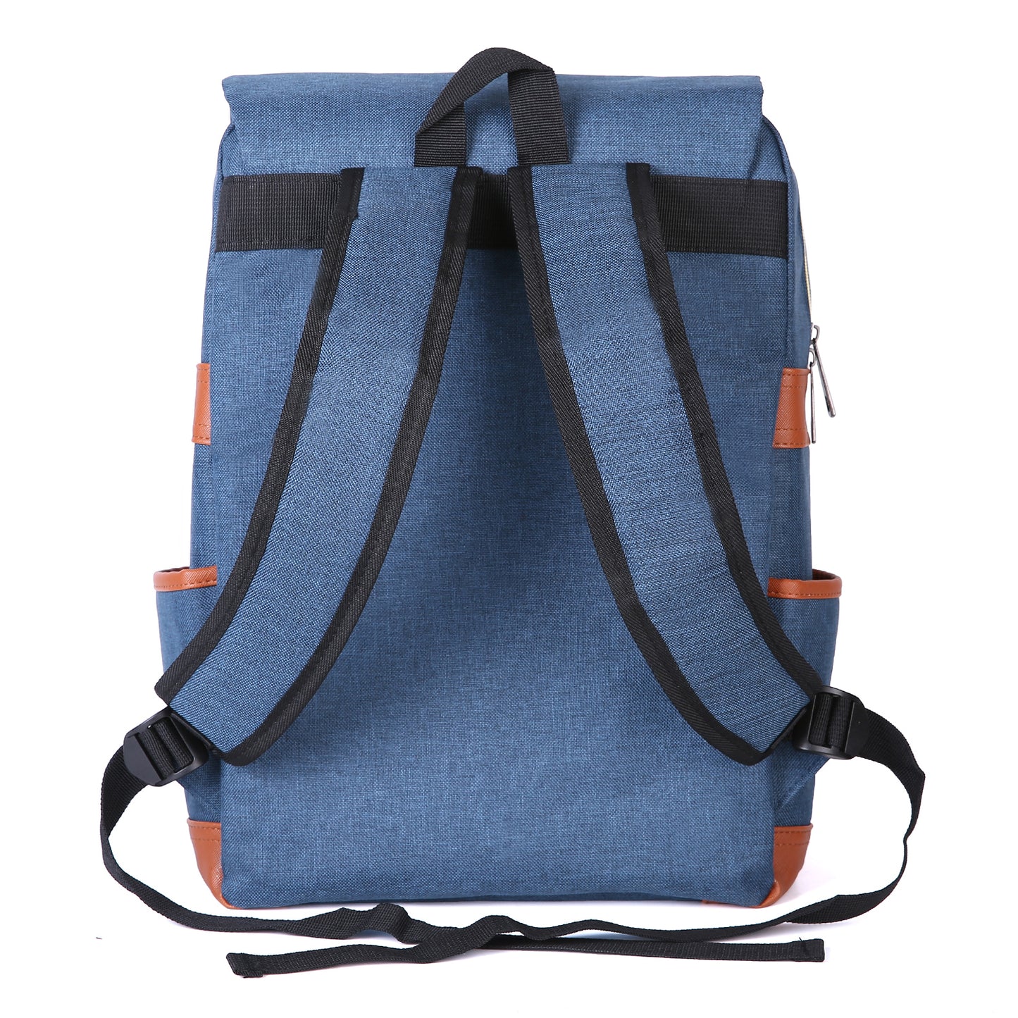 Image of Slim Backpack College School Business Fits 15 Inch Laptop Dark Blue 1073528485 from Edmene LLC