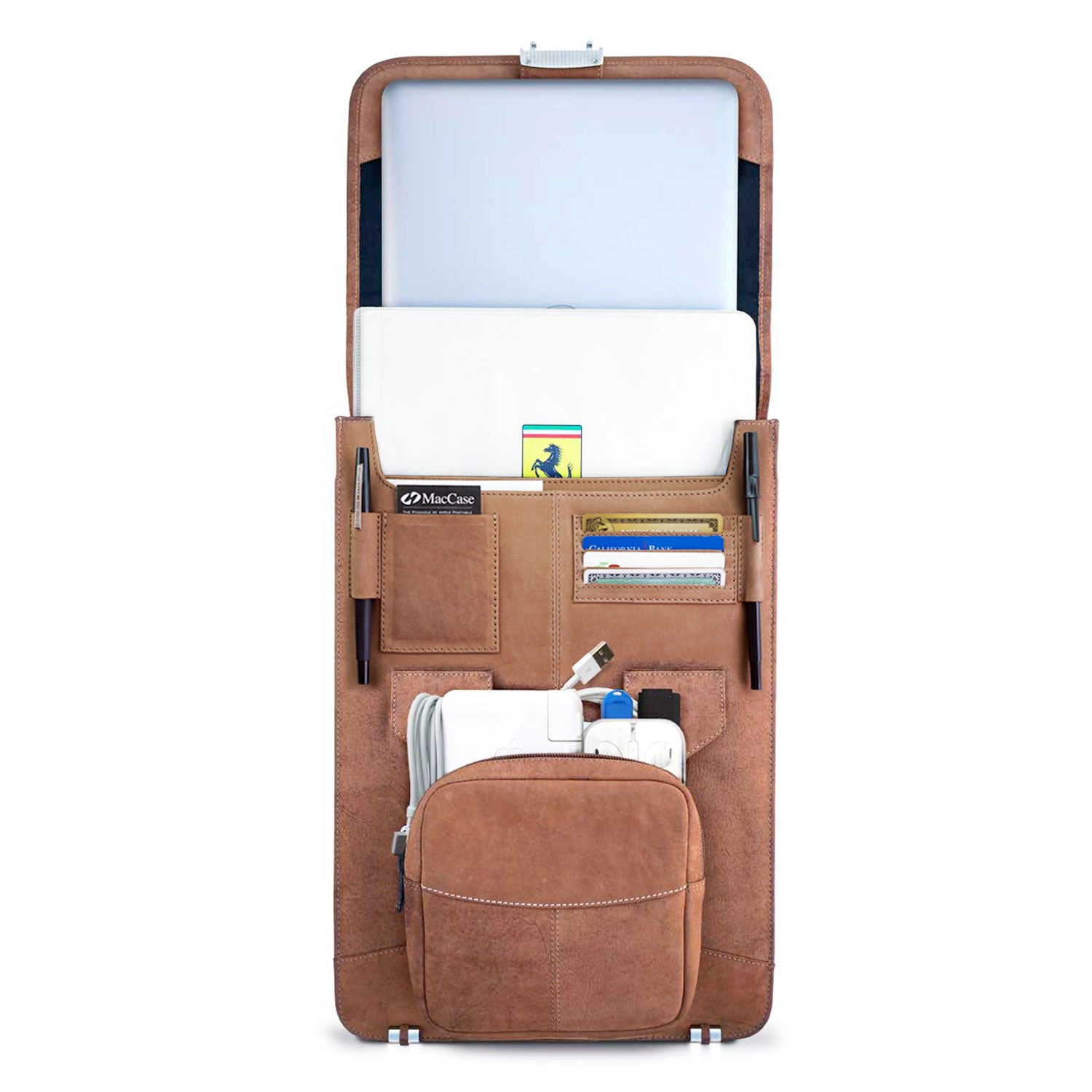 Image of Maccase Premium Leather Briefcase Backpack 590391858 from Edmene LLC