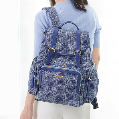 Image of Fashion Tweed Baby Diaper Bag Backpack 1274980428 from Edmene LLC