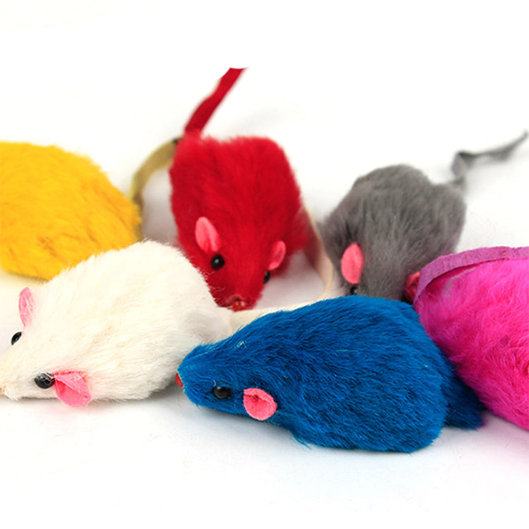 Image of 10 Pcs Plush Mouse Cat Toys Random Color 1059899469 from Edmene LLC