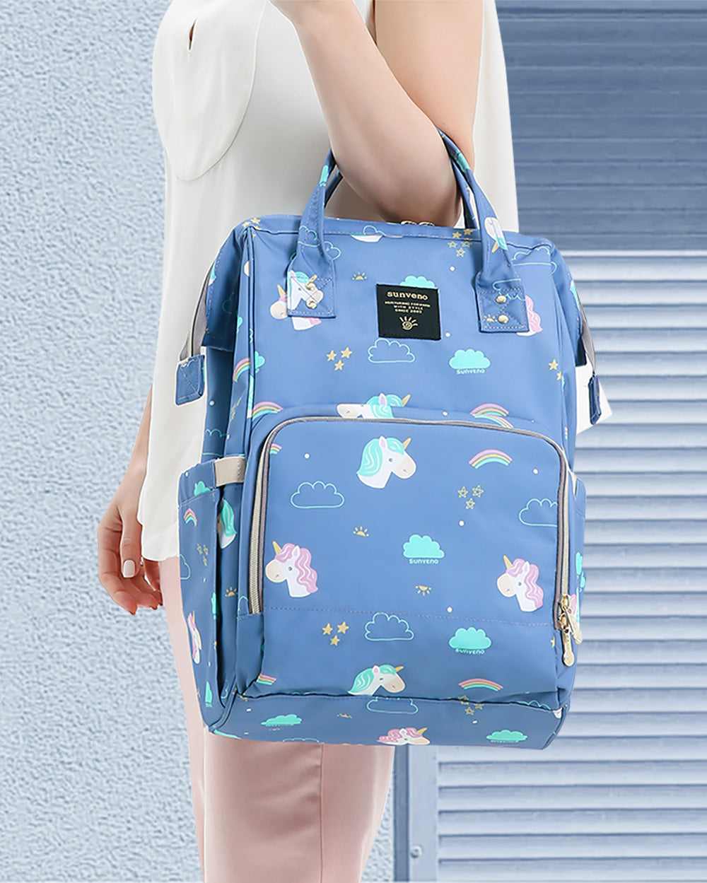 Image of Fish Opening Diaper Bag Unicorn Backpack 1686007246 from Edmene LLC