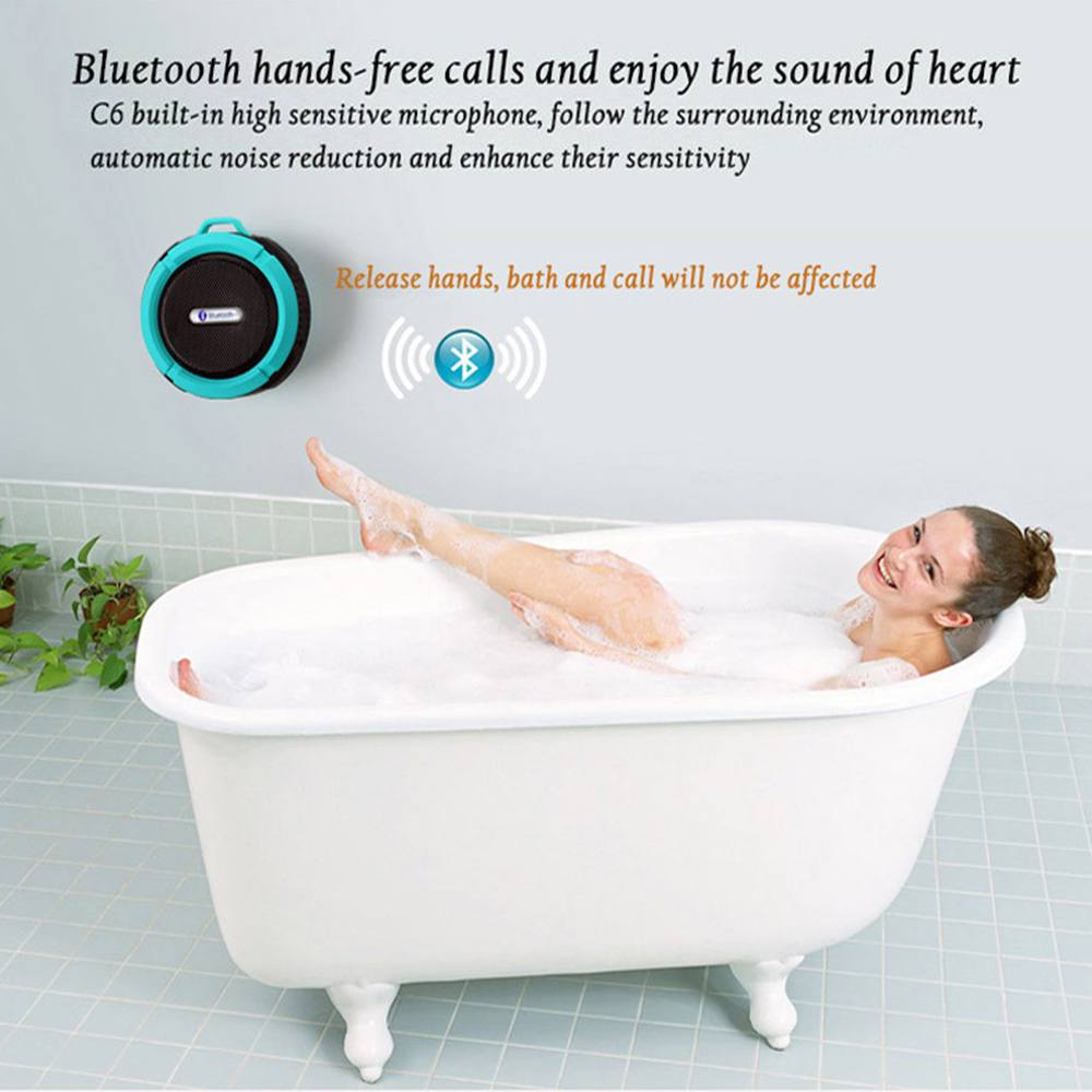 Image of Mini Portable Waterproof Bluetooth Speaker With Suction Cup 860075385 from Edmene LLC