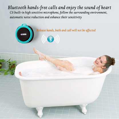 Image of Mini Portable Waterproof Bluetooth Speaker With Suction Cup 860075385 from Edmene LLC