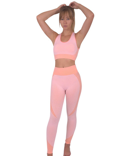Image of Trois Seamless Sports Bra Pink 88582043 from Edmene LLC