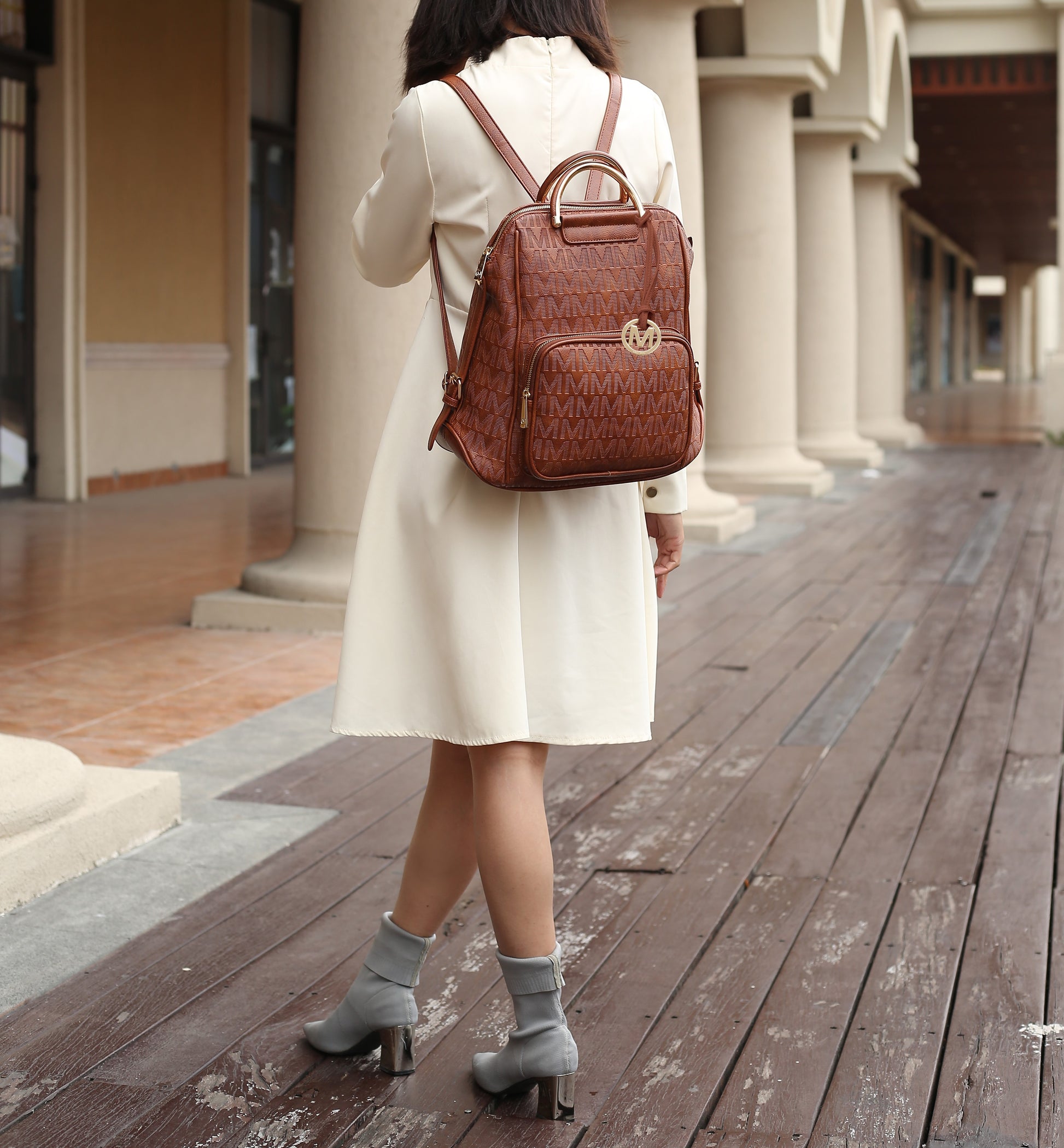 Image of MKF Collection Torra Milan Signature Trendy Backpack By M... from Edmene LLC