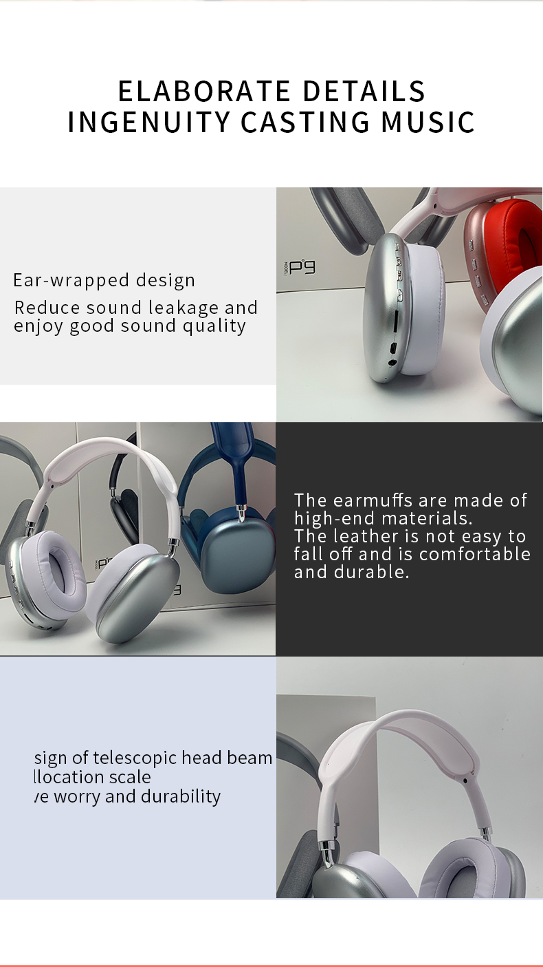 Image of 2021 New Wireless Headset Hifi Stereo Bluetooth Headphones 1677309368 from Edmene LLC