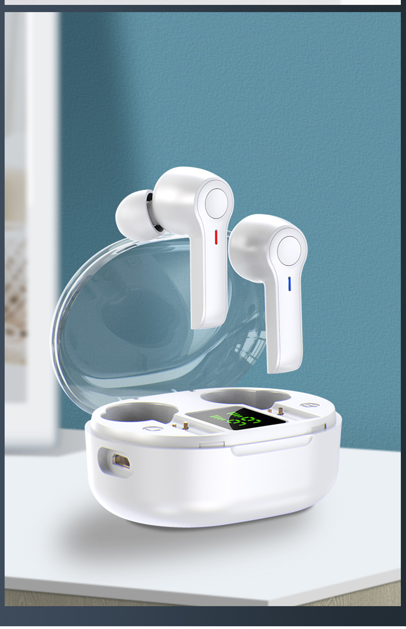 Image of Led Display Wireless Earbuds Tws 5 0 Bluetooth Earphone 729576311 from Edmene LLC