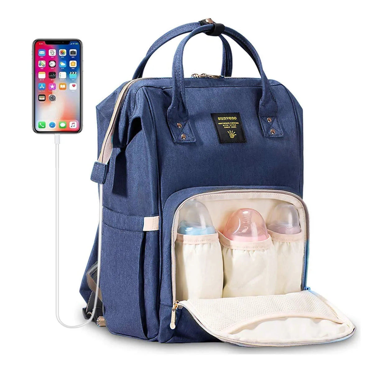 Image of Fish Opening Diaper Bag Unicorn Backpack 1686007246 from Edmene LLC