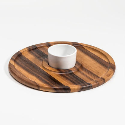 Image of Large Chip n Dip with Ceramic Bowl from Edmene LLC