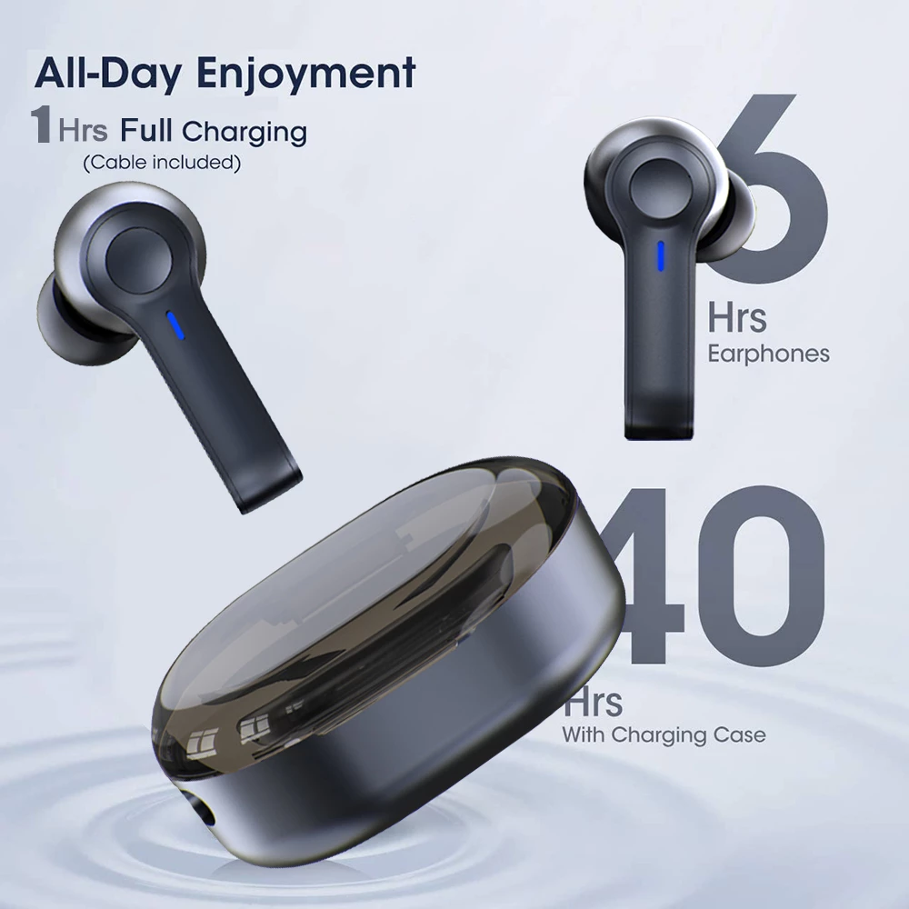 Image of Led Display Wireless Earbuds Tws 5 0 Bluetooth Earphone 729576311 from Edmene LLC