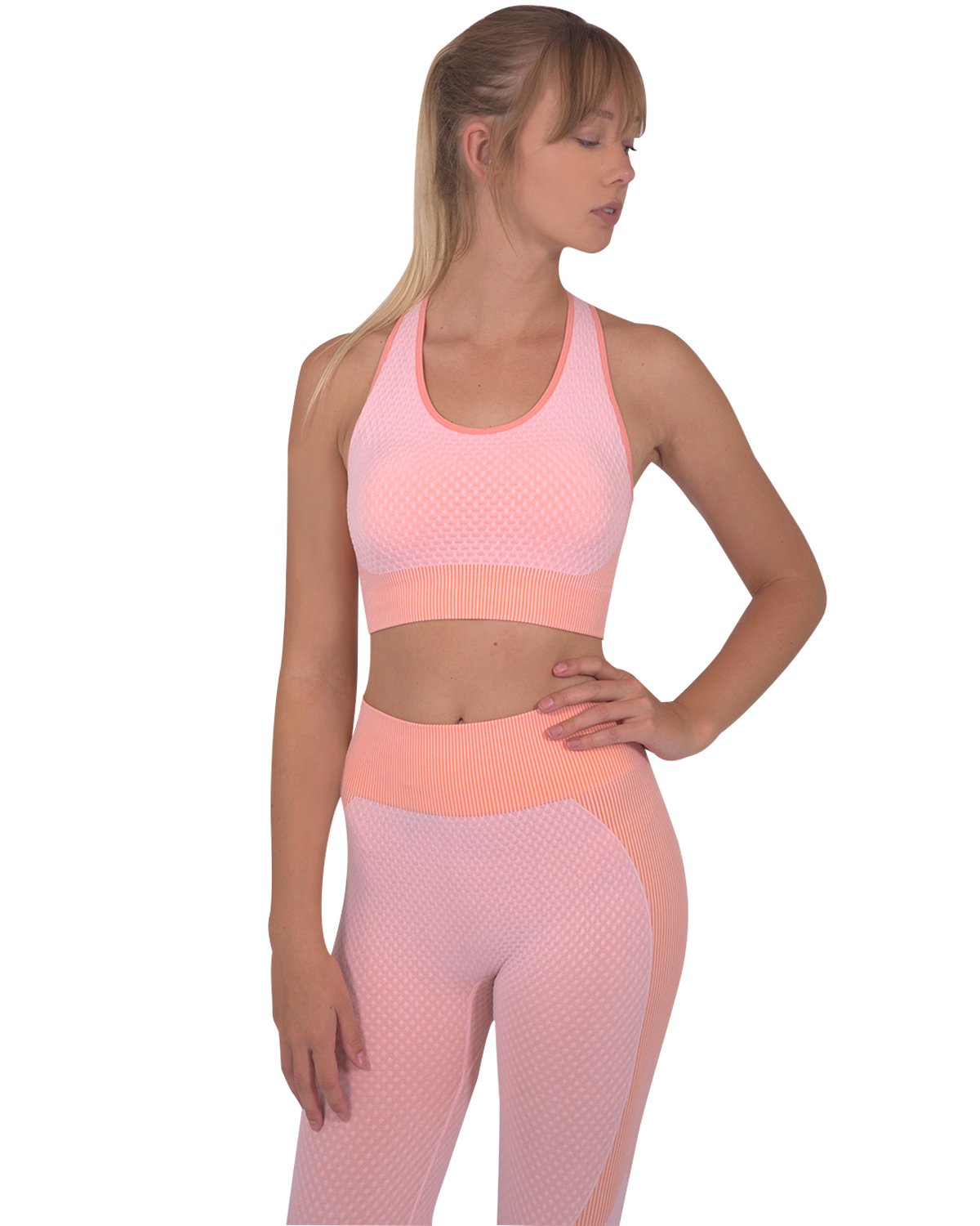 Image of Trois Seamless Sports Bra Pink 88582043 from Edmene LLC
