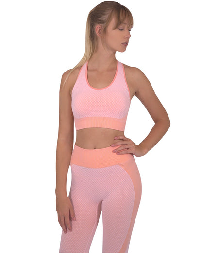 Image of Trois Seamless Sports Bra Pink 88582043 from Edmene LLC