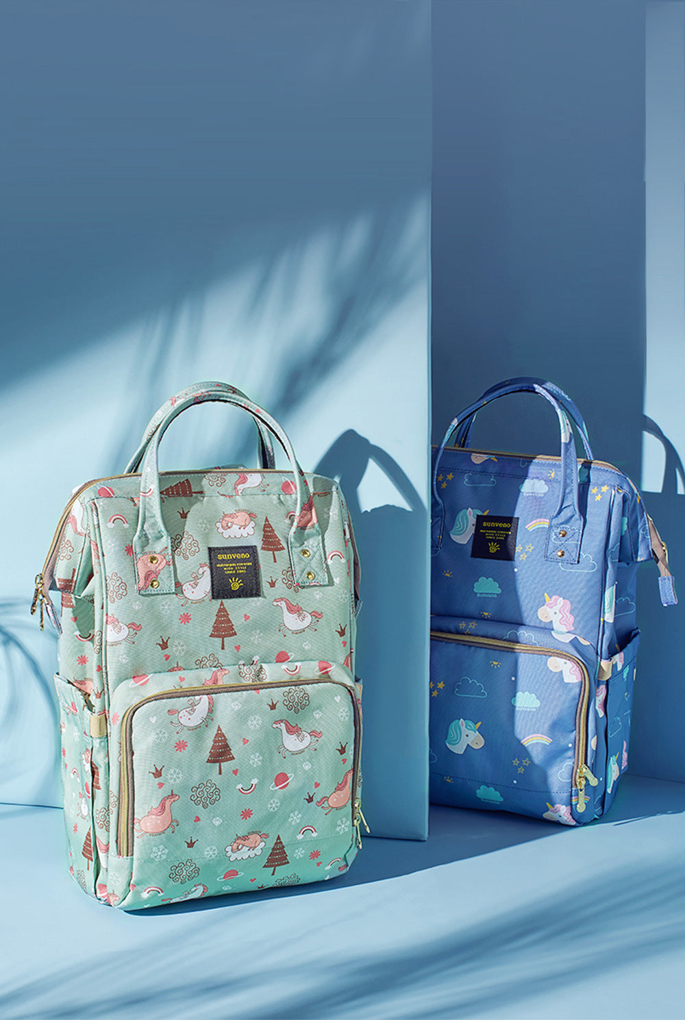 Image of Fish Opening Diaper Bag Unicorn Backpack 1686007246 from Edmene LLC