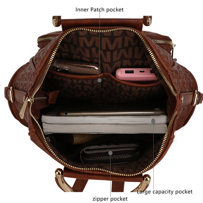 Image of Mkf Collection Torra Milan Signature Trendy Backpack By Mia K 23145850 from Edmene LLC