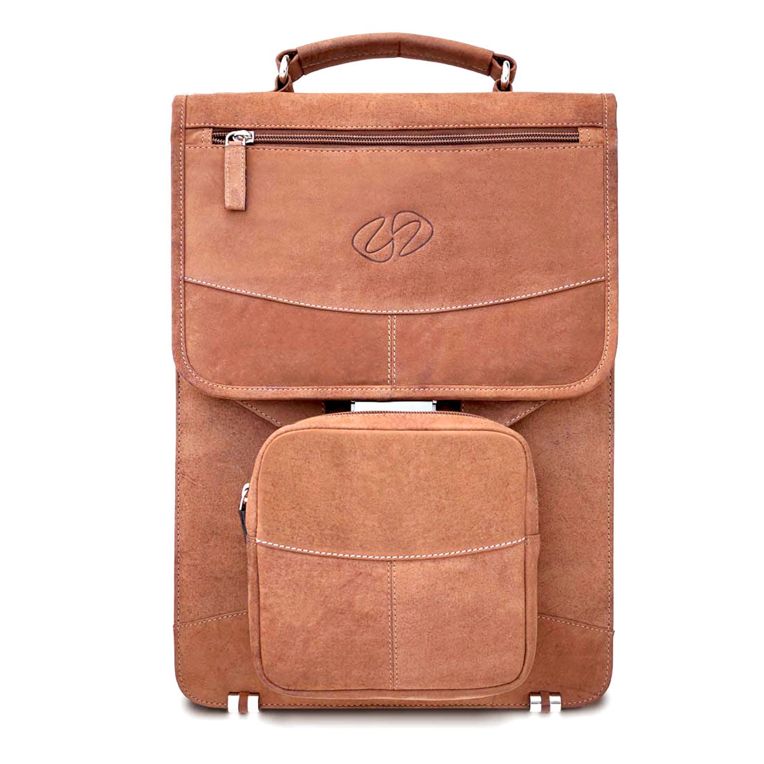 Image of MacCase Premium Leather Briefcase Backpack from Edmene LLC