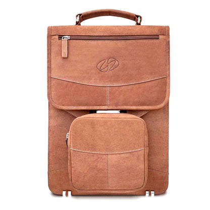 Image of MacCase Premium Leather Briefcase Backpack from Edmene LLC