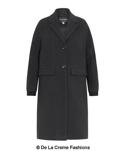 Image of Pre Order Womens Wool Blend Winter Warm Knee Length Coat 1128996278 from Edmene LLC