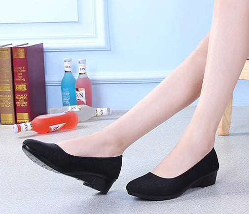 Wedge Shoes, Old Beijing Cloth Shoes, Soft Sole Shoes