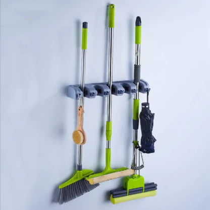 Bathroom Mop & Broom Holder Clip