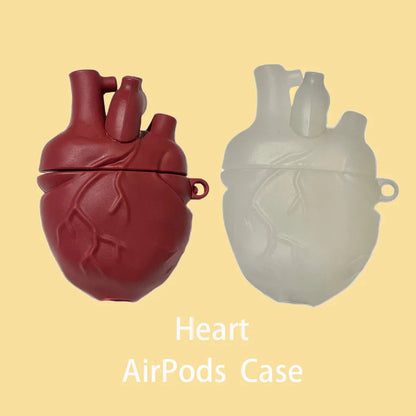 Earphones Case 3D Body Heart Style Case For Airpods 3,Soft Protective