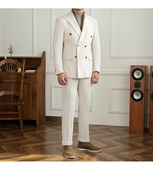 Caverton™ – Double-Breasted Luxury Suit (Autumn Edition)
