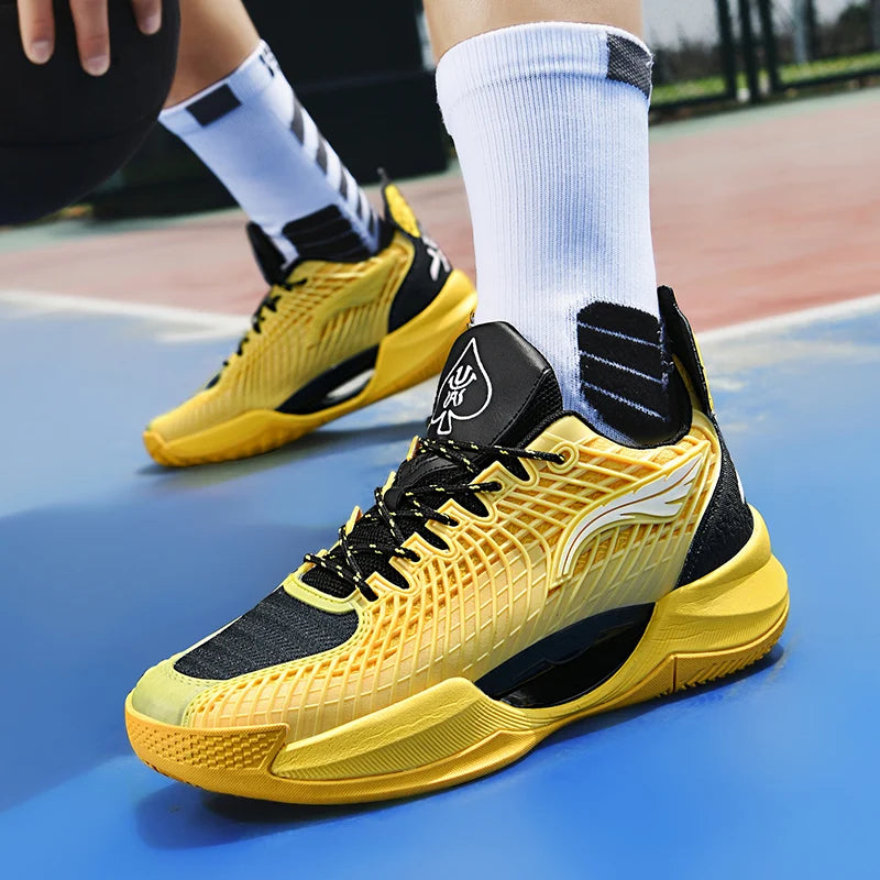Image of 2025 New Mens Basketball Shoes Trendy Casual Comfortable Cushioned Stable Durable Stylish Outdoor Sports Footwear from Edmene LLC