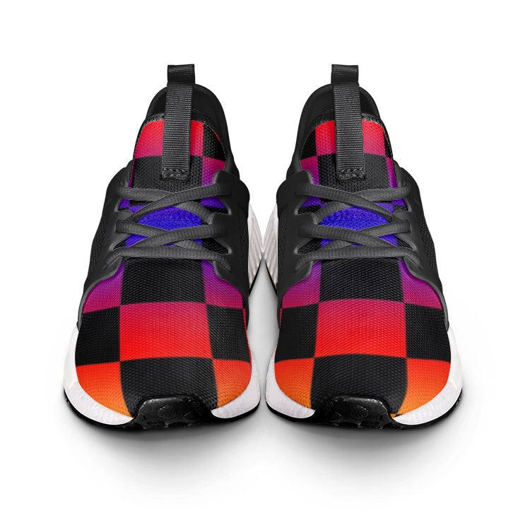 Image of Viper Shoes Style 54Tr Black Checker Canvas Unisex Lightweight Sneaker 1345214905 from Edmene LLC