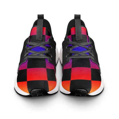 Image of Viper Shoes Style 54Tr Black Checker Canvas Unisex Lightweight Sneaker 1345214905 from Edmene LLC