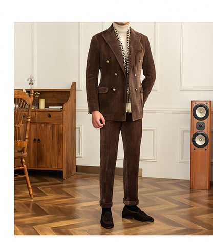 Caverton™ – Double-Breasted Luxury Suit (Autumn Edition)