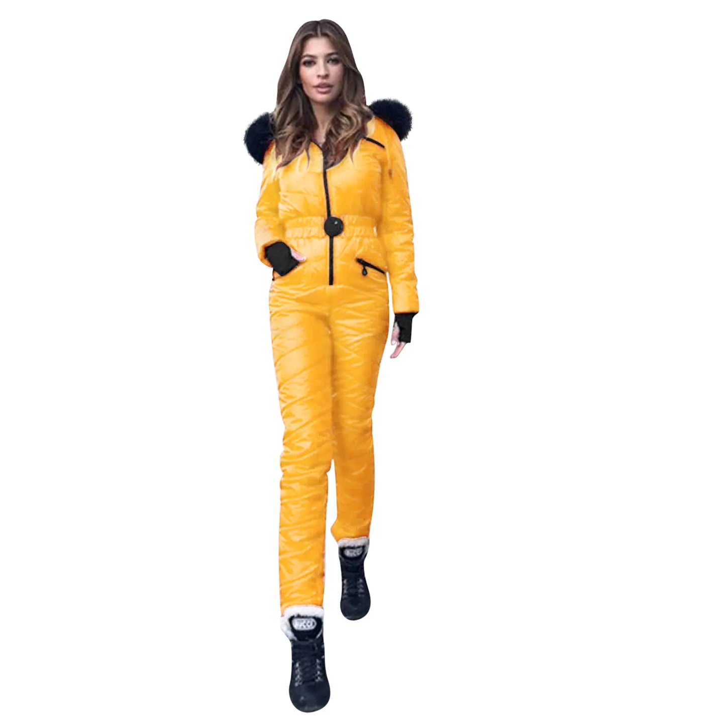 Fashion Women's Ski Suit - Winter Outdoor Jumpsuit