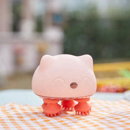 Image of Automatic Rechargeable Electric Massager Human Pet Dual Use Massager Cute Styling Colorful Waterproof Massager from Edmene LLC