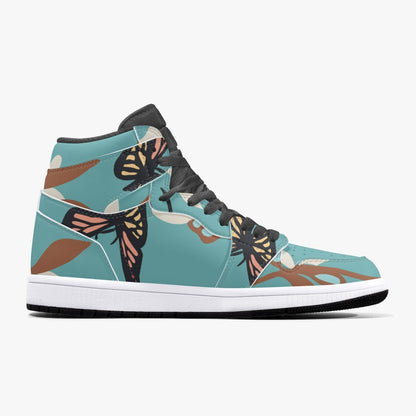 Image of Jacki Easlick Butterfly High Top Leather Sneakers 599174646 from Edmene LLC