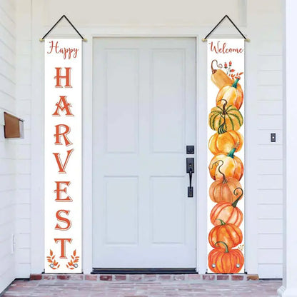 Thanksgiving Banner Custom Fall Door Decoration