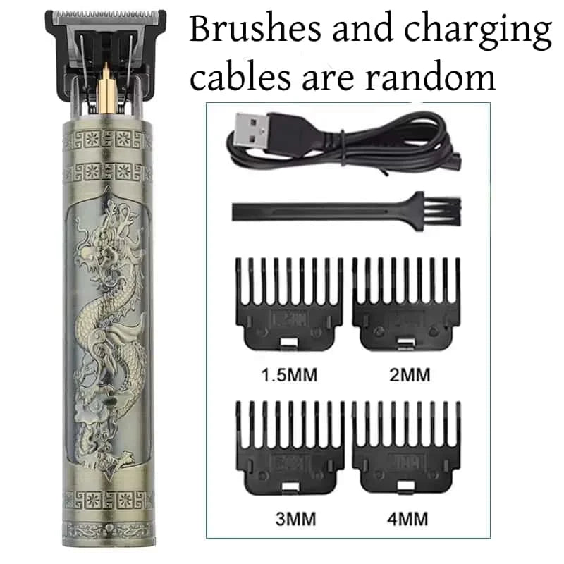 T9 USB Rechargeable Electric Hair Clipper Machine Man Shaver Trimmer Barber Technical Beard Trimmer For Men Hair Care Cutting