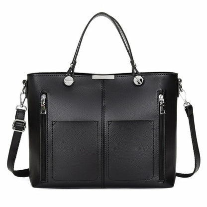 Image of Double Pocket Crossbody Stitching Shoulder Bag 1559444391 from Edmene LLC